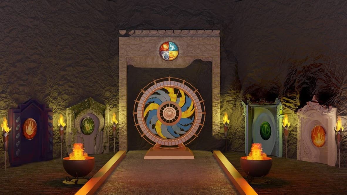 ELEMENTALS premium Live Casino show game concept